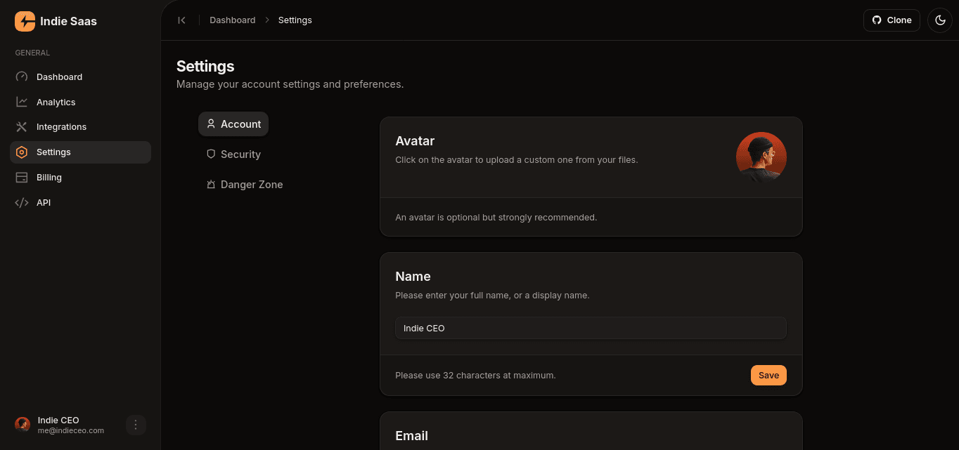 dashboard preview